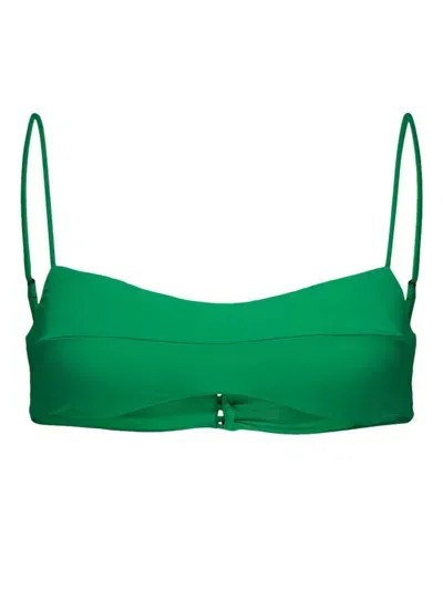 Haight Agatha Bikini Top In Green