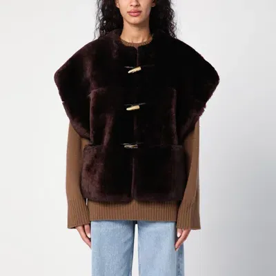 Halfboy Brown Faux Fur Coat