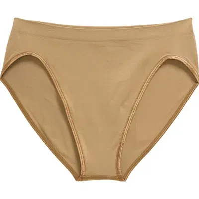 Hanro Touch Feeling High Cut Briefs In Walnut