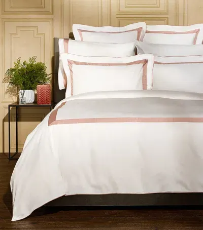 Harrods Of London Set Of 2 Primrose Hill Square Pillowcases In Pink