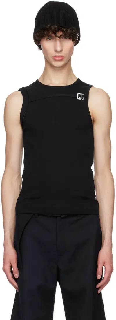 Heliot Emil Black Gregaria Tank Top