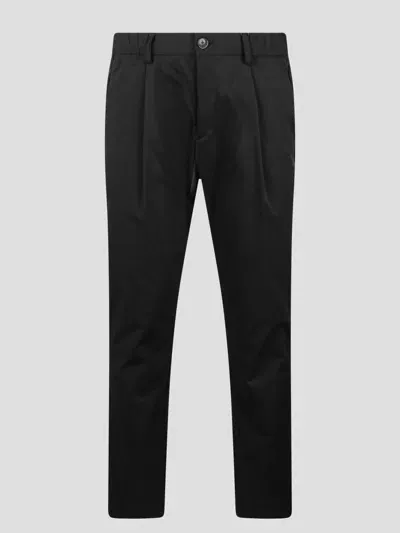 Herno Unwashed Lightweight Scuba Pants In Black