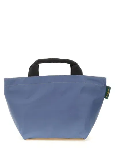 Herve Chapelier Hervé Chapelier Medium Shopping Bag In Blue