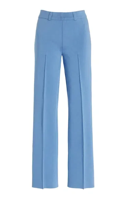 High Sport Nsfw Jules Stretch-knit Pants In Blue