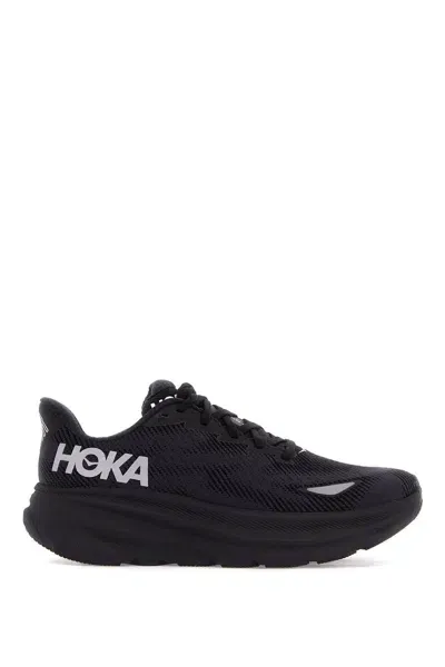 Hoka One One Clifton 9 - Breathable Sports Shoev In Black