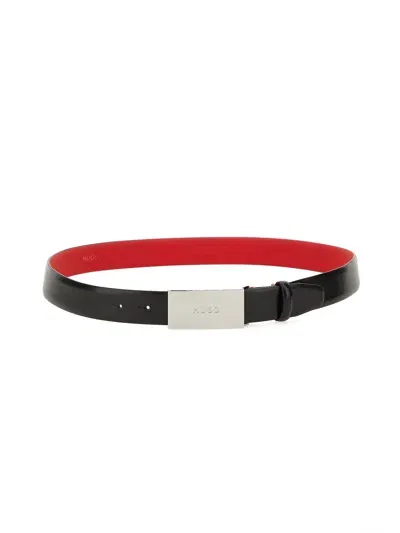 Hugo Baldwin Belt In Black