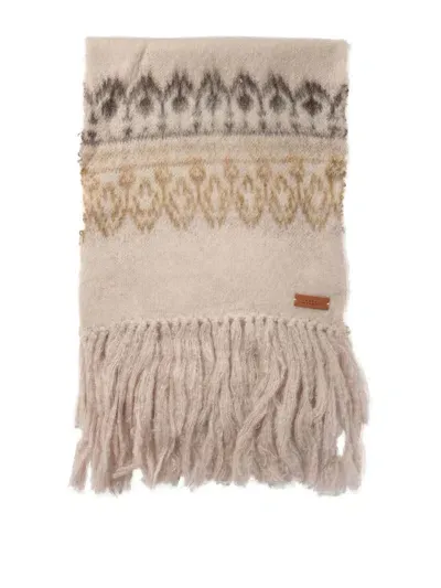 Isabel Marant Dayna Scarves In Neutral