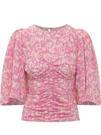 Isabel Marant Lidiane Dress In Pink