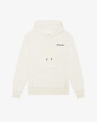 Isabel Marant Marcello Logo Sweatshirt In White