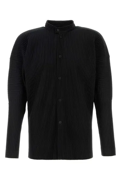 Issey Miyake Black Polyester Shirt