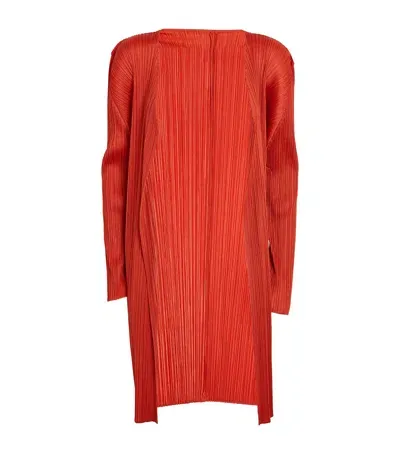 Issey Miyake Monthly Colors April Cardigan In Red