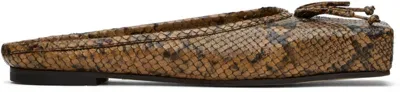 Jacquemus Brown La Casa 'les Mules Plates Ballet' Ballerina Flats