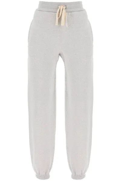 Jil Sander Sustainable Cotton Compact Terry Track Pants In Dune