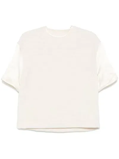 Jil Sander + Virgin Wool Top In White