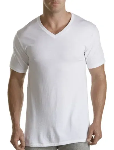 Jockey 2-pk Classic V-neck T-shirts In White