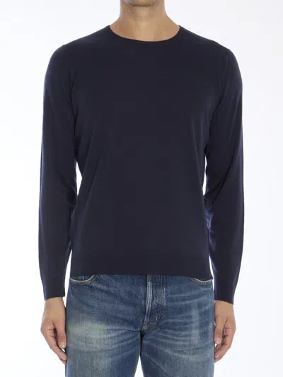 John Smedley Sweaters In Blue