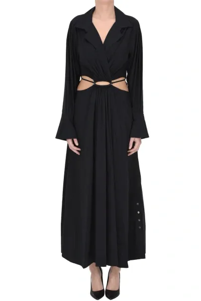 Jonathan Simkhai Alex Midi Dress In Black