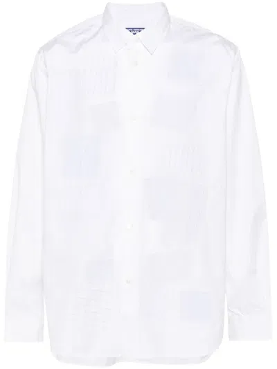 Junya Watanabe Cotton Broad Shirt In White