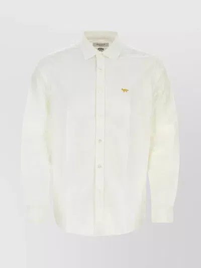 Junya Watanabe Man X Maison Kitsune Shirt In White