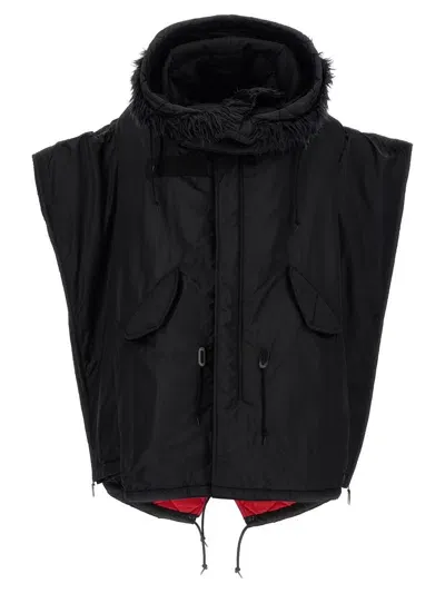 Junya Watanabe Oversize Puffer Jacket In Black