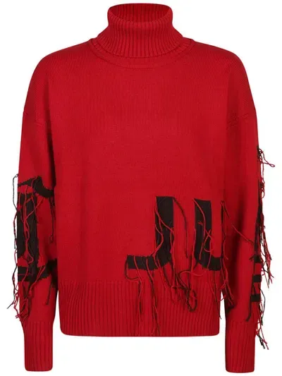 Just Cavalli Sweaters In Red