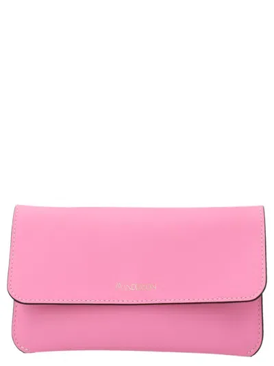 Jw Anderson Logo Smartphone Holder In Pink