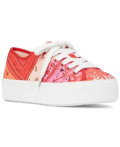 Kate Spade Women's Serve Bandana Patchwork Sneakers In Multi