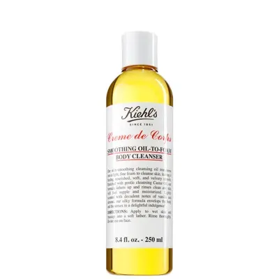 Kiehl's Since 1851 Kiehl's Crème De Corps Smoothing Oil To Foam Body Cleanser 250ml In White