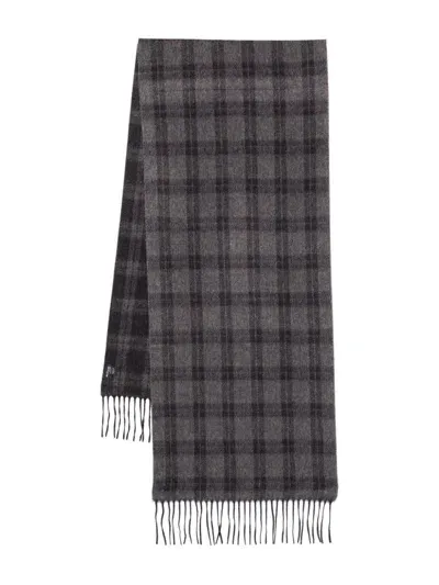 Kiton Cashmere Scarf In Grey