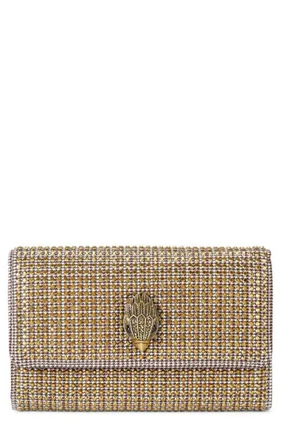 Kurt Geiger London Kensington Wallet On A Chain In Gold