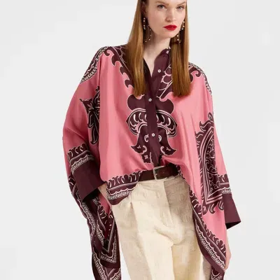 La Doublej Foulard Shirt In Pink