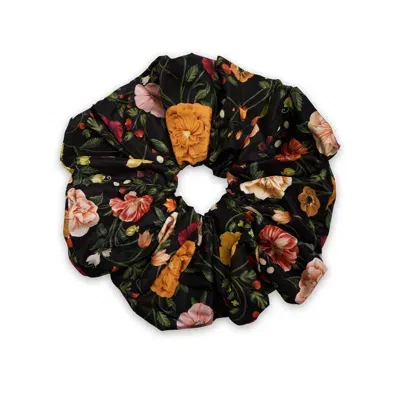 La Doublej Giga Scrunchie In Botticelli Black