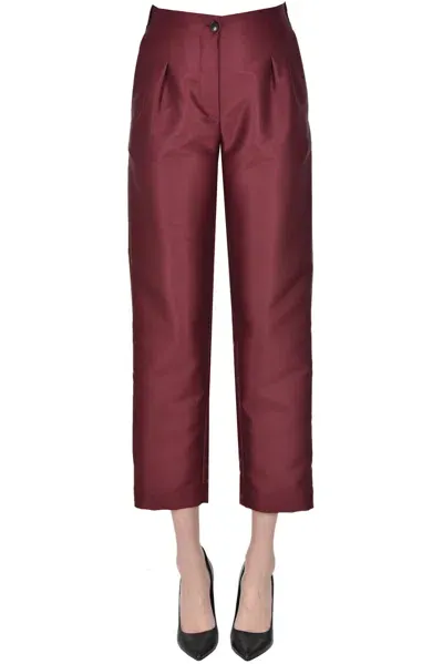 Laboratorio Mikado Trousers In Bordeaux