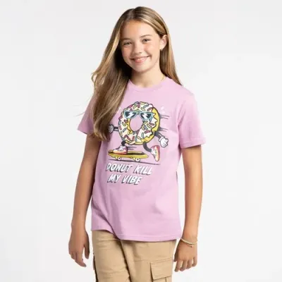 Lckr Boys   Donut Graphic T-shirt In Mauve