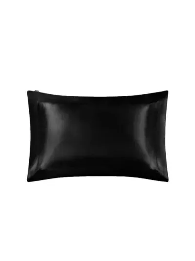 Lilysilk Pure Mulberry Silk Oxford Envelope Luxury Pillowcase In Black