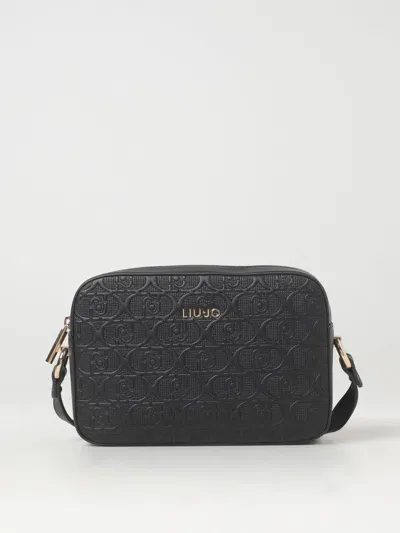 Liu •jo Logo Cross Body Bag In Black