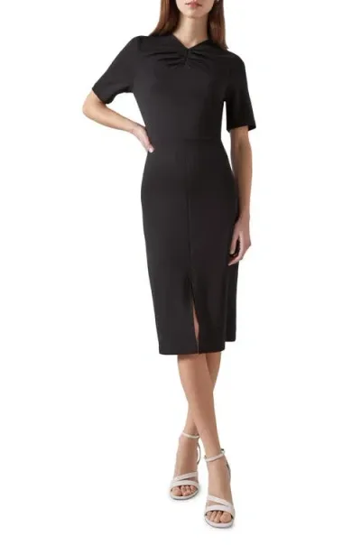 Lk Bennett Lula Sheath Dress In Black