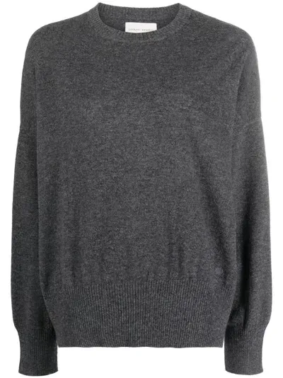 Loulou Studio Anaa Sweater Woman Charcoal Gray In Cashmere In Grey