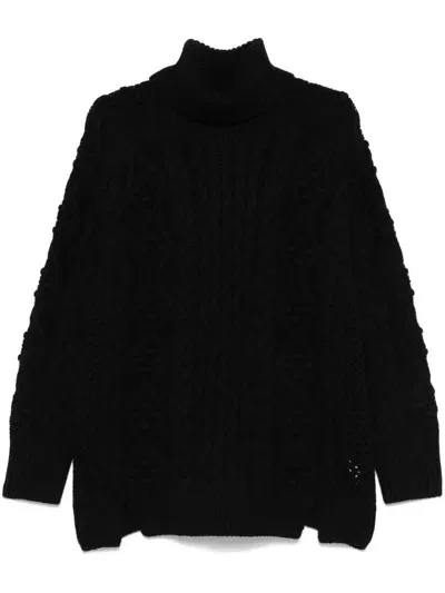 Loulou Studio Anar Sweater In Black