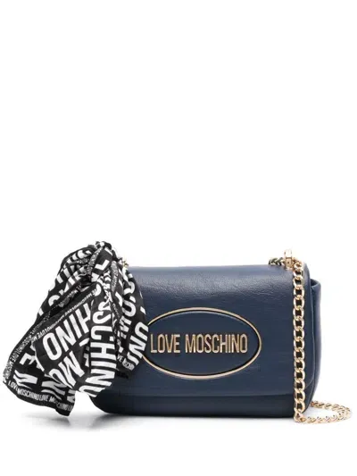 Love Moschino Shoulder Bag In Blue