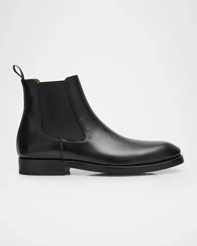 Magnanni Men's Java Leather Chelsea Boots In Black