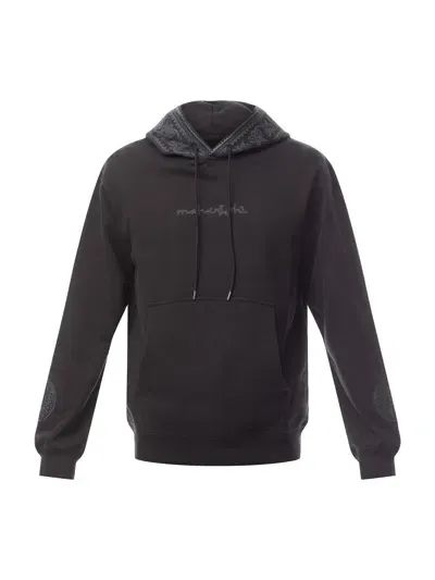 Maharishi Men's Thar Desert Hooded Sweatshirt Black