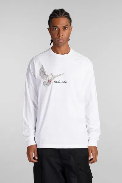 Maharishi Peace Mount T-shirt In White