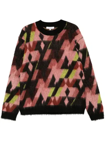 Maison Kitsuné Graphic Jumper In Multi