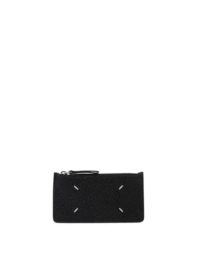 Maison Margiela Four Stitches Wallets & Card Holders In Black