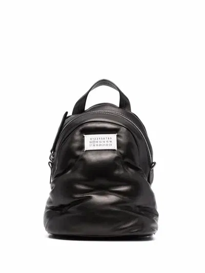 Maison Margiela Glam Slam Crossbody Backpack In Black