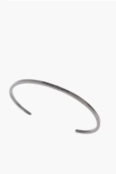 Maison Margiela Logo Silver Bracelet