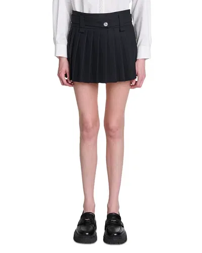 Maje Jinimou Skirt In Black