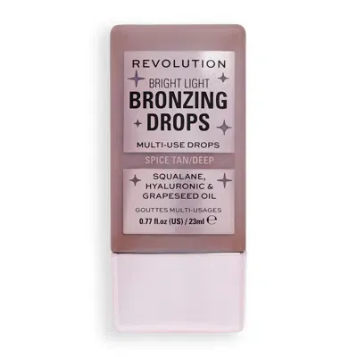 Makeup Revolution Bright Light Bronzing Drops Bronze (various Shades) - Bronze Spice