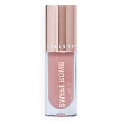 Makeup Revolution Sweet Bomb Lip Gloss 4.5ml (various Shades) - Strawberry Swirl Nude